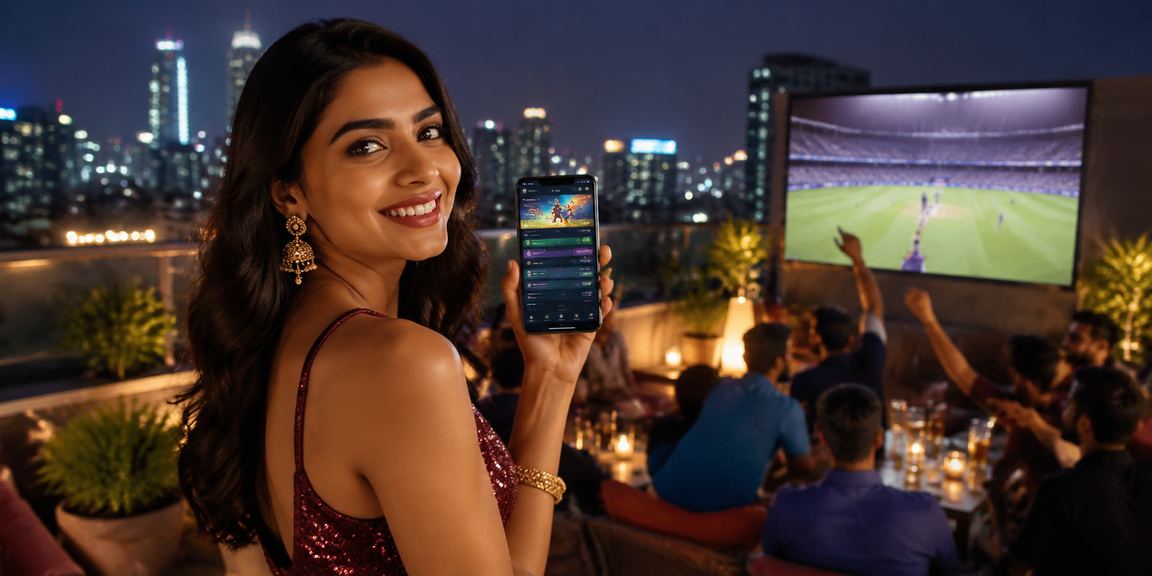 Mobile Cricket Betting User in Kerala's Backwaters